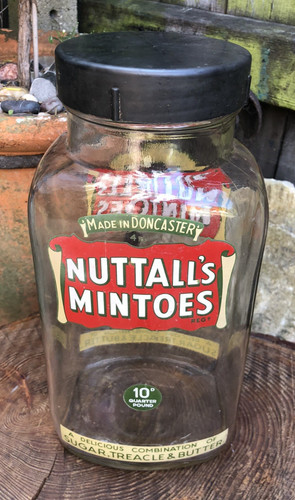 Glass sweet shop - jar, vintage