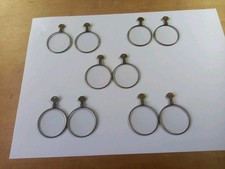 VTG Antique 10x (5 Pairs) Optician Trial Lens Steampunk Punk Jewellery Earrings