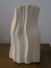 Cream Ceramic 10inch  Vase