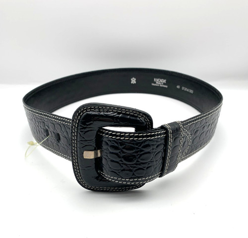 Escada black vintage - black, crocodile
