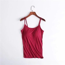 Women Built in Bra Padded Cami