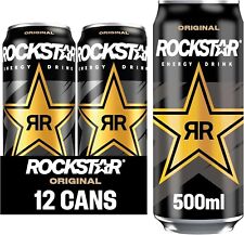 Rockstar Energy Drink - Original - Non-Alcoholic 12 x 500ml cans