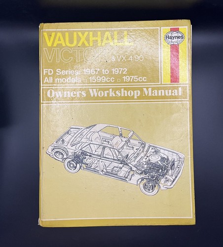 Haynes manual vauxhall - vauxhall, victor