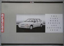 1989 Lada Samara Brochure Publication Number 50K/8/89