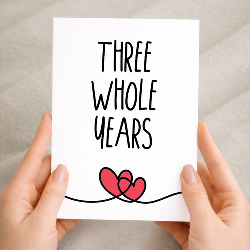 Year anniversary card - 3,