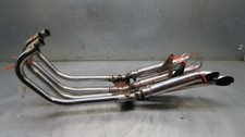 Honda CB750 C Custom 1981-1982 Motorcycle Exhaust System With Slash Cut End Cans