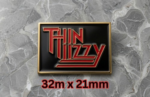 Thin lizzy metal pin badge - thin,
