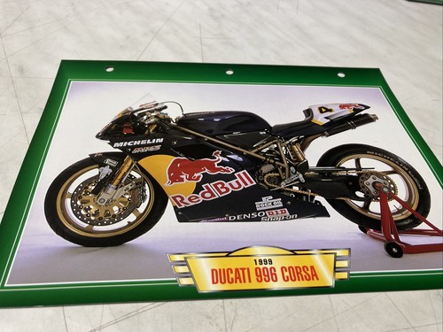 Ducati 996 corsa 1999 card - corsa,