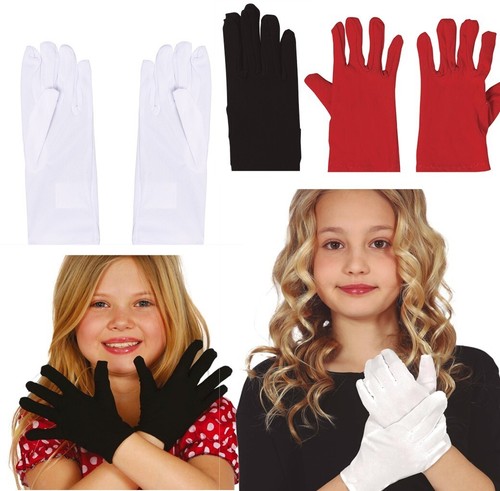 Children short gloves fancy - short,