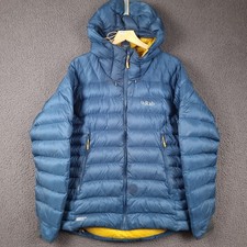 RAB Electron Jacket Mens M Medium Blue Down Puffer Pertex Quantum Pro