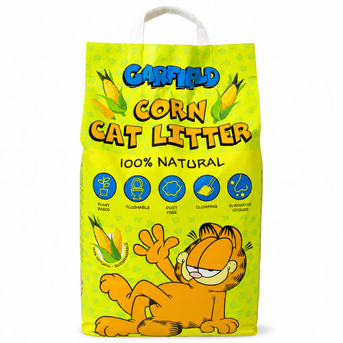 Garfield corn cat litter 10l - garfield,