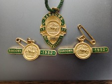 enamel horse racing badges