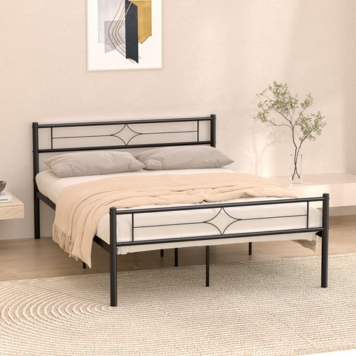 Strong metal bed - frame, 4ft