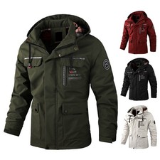 Combat Outdoor Winter Waterproof Jacket Mens Tactical Hooded Coats Warm Military