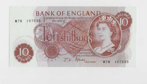 1967 bank england ten - of,