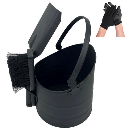 Metal 10l coal - 10l, brush