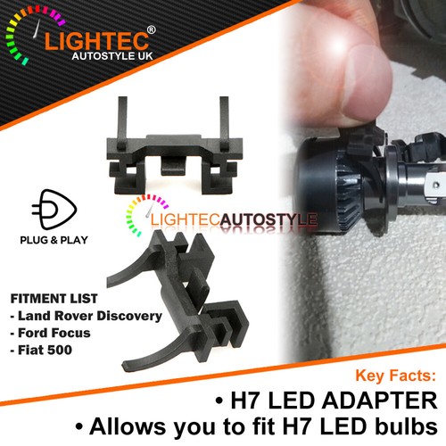 Led bulb holder adapter - 2x, h7
