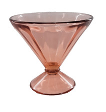 Pink Depression Glass Footed