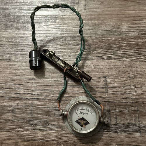 Vintage ampere meter - vintage,