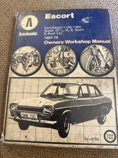 Auto books Escort Owners Ford