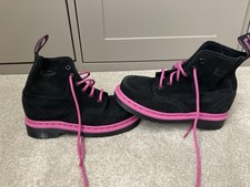 Dr. Martens Black Suede Boots Size Uk 13 Children’s Size 13