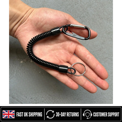 Elastic lanyard spiral spring - elastic,