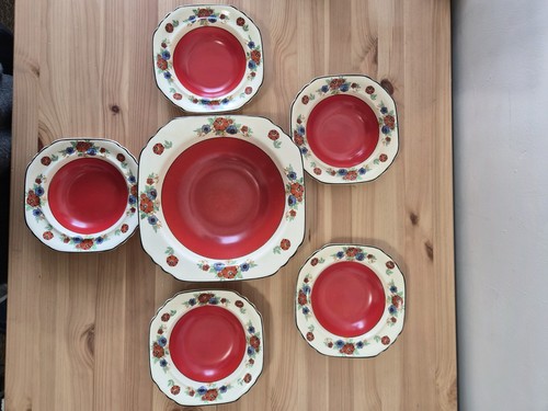 Vintage set plates - vintage,