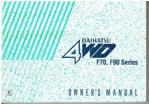 Daihatsu f70 f90 4x4 3 - f70,