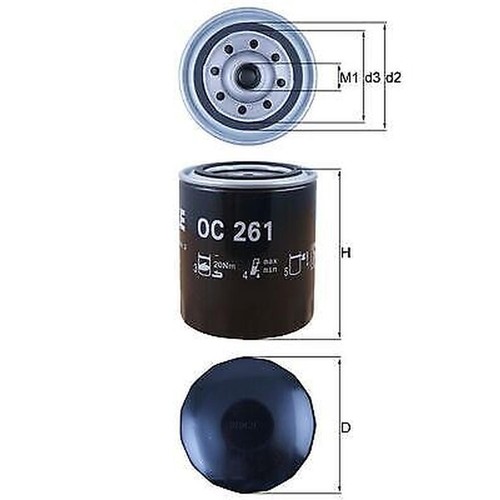 Knecht 261 oil filter for - 261,