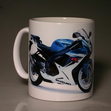 SUZUKI GSXR600 2012  (Blue White) MUG   (#1)