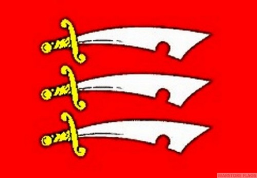 Essex flag 3x2 feet 90cm - 3x2,