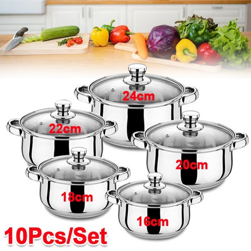 5sets non stick stainless - 5sets,