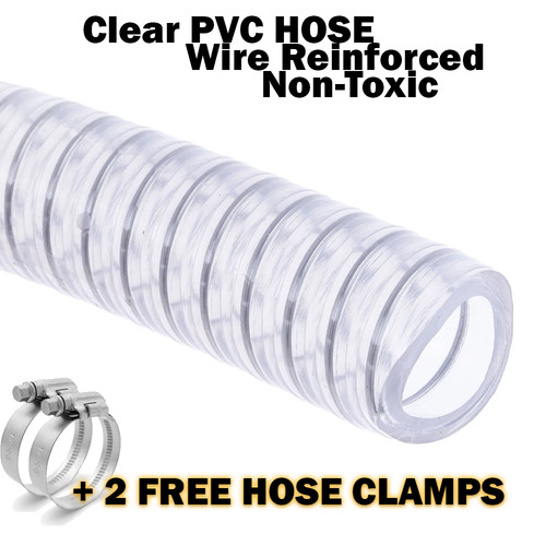 Pvc hose clear - hose, wire