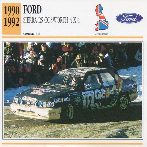 1990 1992 ford sierra - 1990-1992, rs