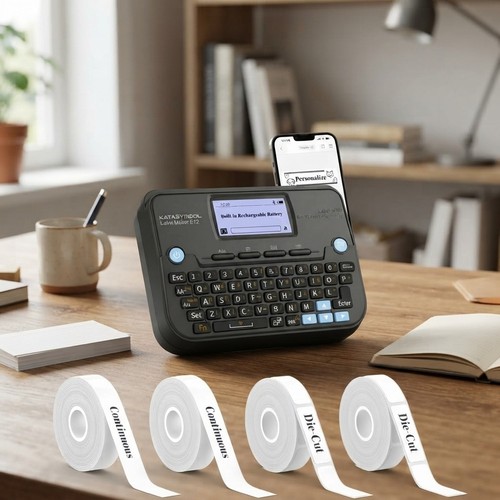 E12 label maker - label,