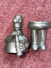 Homer Simpson Bottle Opener Pewter Figurine 2000 Beer Duff Simpsons Metal