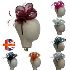 Flower Feather Hair Hat