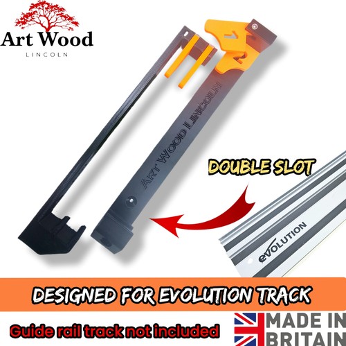 Double slot track saw - track, guide