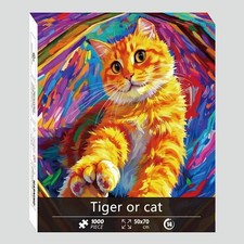 Tiger & Cat 1000 Piece Jigsaw