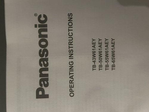 Panasonic stand for - tv,