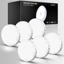Homelist Motion Sensor Lights Indoor 6 Pack Wireless LED USB Rechargeable D