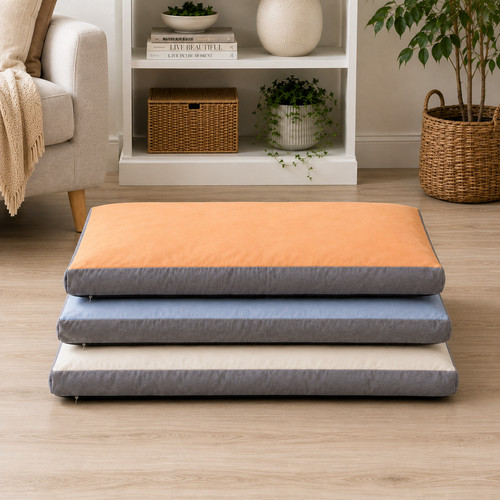 Luxury velour dog bed made - velour,