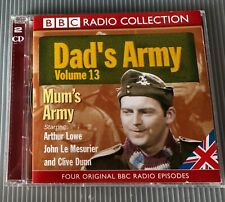 AUDIO BOOK Dads Army Vol 13 Four Original episodes from the BBC on 2 x CDs