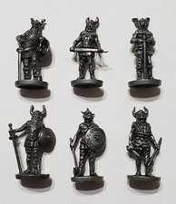 Surprises Kinder Metal Soldiers Complete Series Vikings 35mm Iron