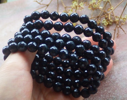 Pcs black green jade - pcs,