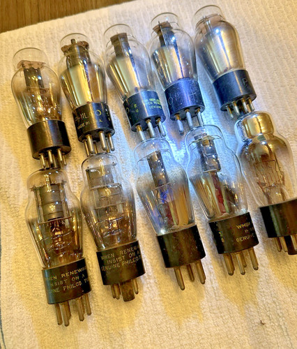 Philco tubes lot 10 - of, –
