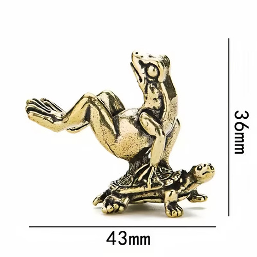 Antique brass meditation - brass,