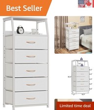 Versatile White 5-Drawer