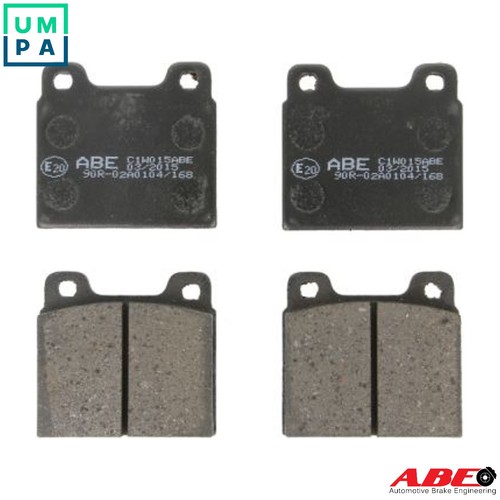 Brake pad set disc - brake,