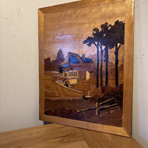 Vintage italian marquetry - vintage,